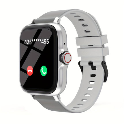Multifunctional Sports Smart Watch For Men & Women, 1.83'' Full Touch Screen With Wireless Calling & Messaging, Pedometer, Android-Compatible, Casual Style, Gift Idea