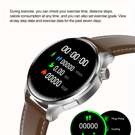 GUHUAVMI 2024 New Men's Sports Smart Watch GPS Track NFC Voice Assistant Wireless Call Smart Watch 1.53-inch AMOLED 360 * 360 HD Screen Watch GT4.