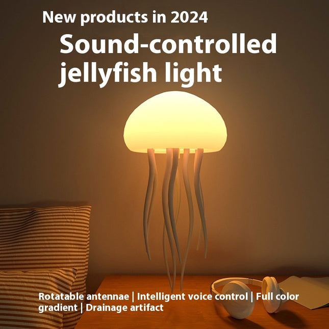 Jellyfish Mood Lamp – LED Night Light, Portable, Smart Decoration