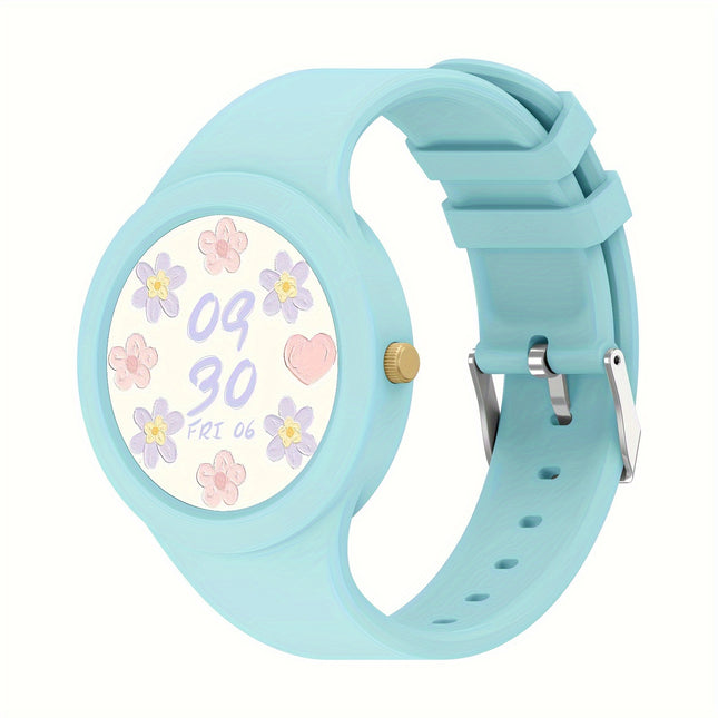 Fashion Smart Watch For Women 2024 New Arrivals 1.2Inch Round Screen Ladies Wristwatches Outdoor Exercise Fitness Tracker Multiple Sports Mode Steps Calories Sleep Monitoring Music Control Message Push Wireless Call Smartwatc