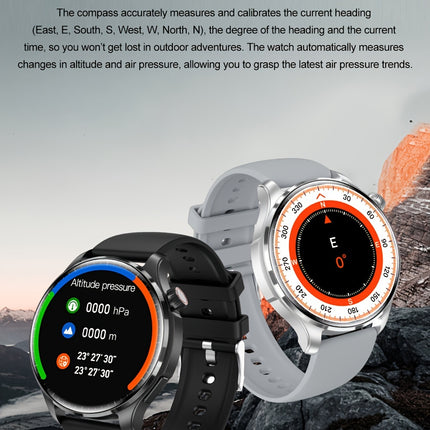 GUHUAVMI 2024 New Men's Sports Smart Watch GPS Track NFC Voice Assistant Wireless Call Smart Watch 1.53-inch AMOLED 360 * 360 HD Screen Watch GT4.