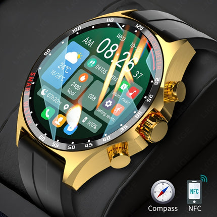 Top Brand Fashion Smart Watch For Women 1.52 Inch HD Screen 50+ Sports Modes Altitude Calendar Call Reminder Music Exercise Message Notification Mileage Record Watch for Women & Men