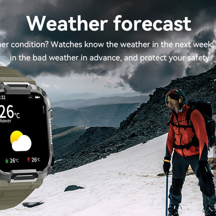 Ultimate Military Smart Watch - Android & IOS Compatible, AI Voice Assistant, Hands-Free Call, Advanced Fitness Tracker, Sports Watch - Perfect Gift for Her on Birthday, Valentines, Easter