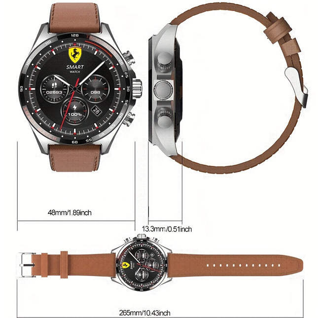 Top Brand Fashion Smart Watch For Women 1.52 Inch HD Screen 50+ Sports Modes Altitude Calendar Call Reminder Music Exercise Message Notification Mileage Record Watch for Women & Men