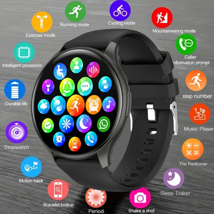 Smart Watch, Wireless Calling Dial, Multi-Sport Mode, Calling Reminder And Rejection, SMS Reminder, Suitable For Men And Women, Sports Watches, Custom Wallpaper, Activity Monitoring, For IOS/Andriod