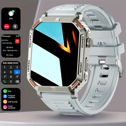 Men's Wireless Smart Watch with 100+ Sport Modes, Full Touch Screen Activity Tracker, Pedometer, and Calorie Counter for Smartphones